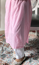 Load image into Gallery viewer, Women's Lucknowi Handcrafted Cotton Chikankari Kurti - HONC0330710