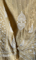 将图像加载到图库查看器中， Women&#39;s Lakhnavi Handcrafted Mul Chanderi Semi - Stitched Anarkali And Dupatta Set - HONC0305930
