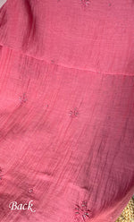 将图像加载到图库查看器中， Women&#39;s Lakhnavi Handcrafted Mul Chanderi Unstitched Kurta And Dupatta Set - HONC0278924
