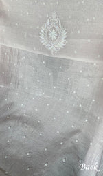 Load image into Gallery viewer, Women's Lakhnavi Handcrafted Mul Chanderi Unstitched Kurta And Dupatta Set - HONC0358259