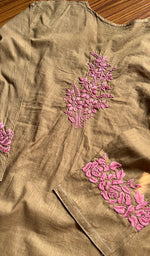 Load image into Gallery viewer, Women&#39;s Lucknowi Handcrafted Cotton Chikankari Kurti - HONC0300981
