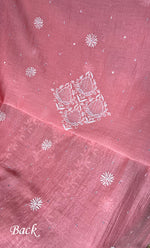 将图像加载到图库查看器中， Women&#39;s Lakhnavi Handcrafted Maheshwari Mul Chanderi Unstitched Kurta And Dupatta Set - HONC0301249

