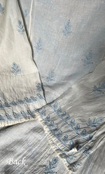 将图像加载到图库查看器中， Women&#39;s Lakhnavi Handcrafted Maheshwari Mul Chanderi Semi - Stitched Kurta And Dupatta Set - HONC0278902
