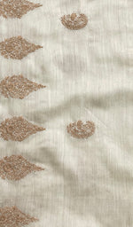 将图像加载到图库查看器中， Women&#39;s Lucknowi Handcrafted Pure Silk Georgette Chikankari Dupatta - HONC0180054
