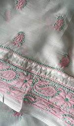 Load image into Gallery viewer, Anamta Women&#39;s Lakhnavi Handcrafted Cotton Chikankari Suit Material - HONC0291806
