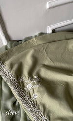 Load image into Gallery viewer, Women&#39;s Lakhnavi Handcrafted Unstitched Cotton Chikankari Suit Material - HONC0317004
