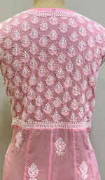 将图像加载到图库查看器中， Abisha Women&#39;s Lucknowi Handcrafted Cotton Chikankari Angrakha - HONC0232847
