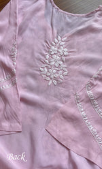 将图像加载到图库查看器中， Women&#39;s Lucknowi Handcrafted Modal Cotton Chikankari Kurti - HONC0298708
