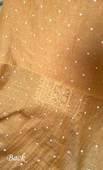 Load image into Gallery viewer, Women's Lakhnavi Handcrafted Mul Chanderi Unstitched Chikankari Full Suit Material - HONC0305480