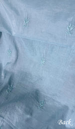 Load image into Gallery viewer, Women&#39;s Lakhnavi Handcrafted Mul Chanderi Chikankari Full Suit Material - HONC0271179
