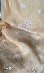 Load image into Gallery viewer, Women&#39;s Lakhnavi Handcrafted Mul Chanderi Unstitched Kurta And Dupatta Set- HONC0289004
