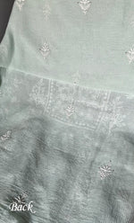 Load image into Gallery viewer, Women&#39;s Lakhnavi Handcrafted Maheshwari Mul Chanderi Unstitched Kurta And Dupatta Set- HONC0281943
