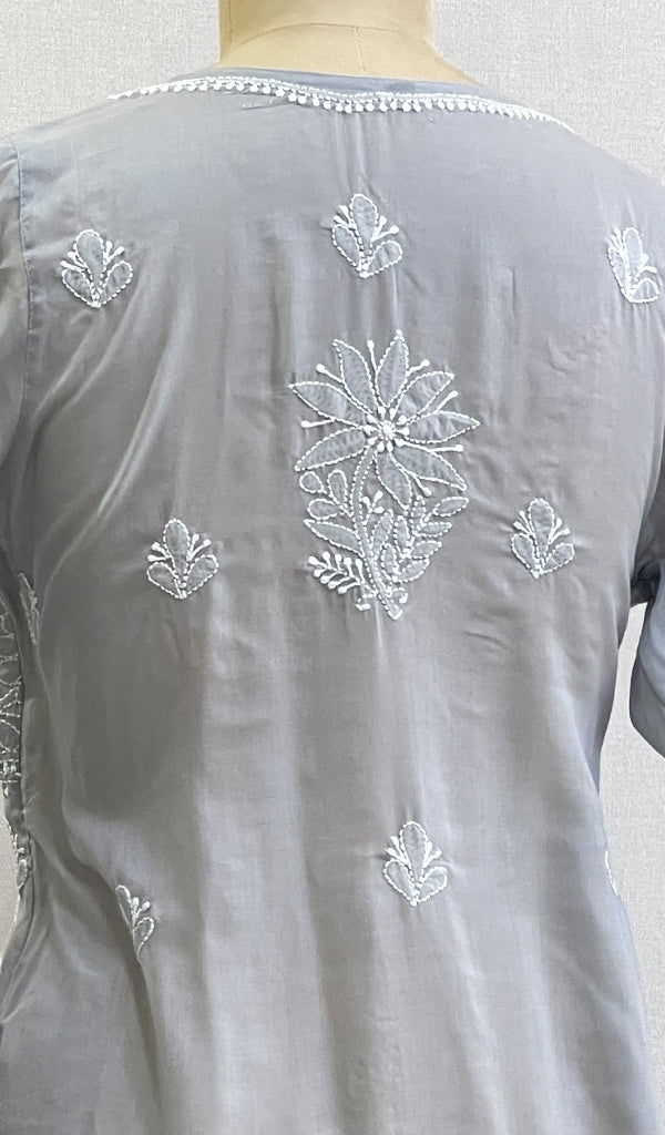 Women's Lucknowi Handcrafted Cotton Chikankari Kurti - HONC0188606