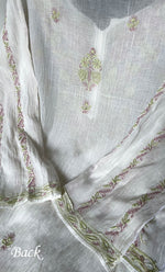 Load image into Gallery viewer, Women&#39;s Lakhnavi Handcrafted Mul Chanderi Semi - Stitched Kurta And Dupatta Set - HONC0314225
