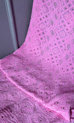 Load image into Gallery viewer, Women&#39;s Lakhnavi Handcrafted Viscose Georgette Chikankari Full Suit Material - HONC0271105
