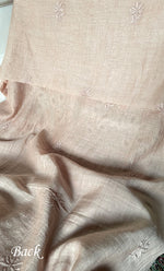 Load image into Gallery viewer, Women's Lakhnavi Handcrafted Unstitchd Mul Chanderi Kurta And Dupatta Set - HONC0312993