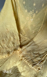 将图像加载到图库查看器中， Women&#39;s Lakhnavi Handcrafted Mul Chanderi Semi - stitched Kurta And Dupatta Set- HONC0294465
