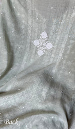 Load image into Gallery viewer, Women&#39;s Lakhnavi Handcrafted Mul Chanderi Unstitched Kurta And Dupatta Set - HONC0298042
