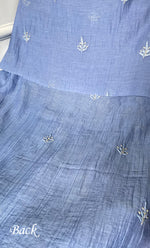 将图像加载到图库查看器中， Women's Lakhnavi Handcrafted Mul Chanderi Unstitched Chikankari Full Suit Material - HONC0323587
