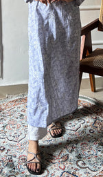 Load image into Gallery viewer, Shagufta Women's Lakhnavi Handcrafted Cotton Chikankari Kurti - HONC0350567
