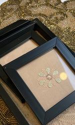 将图像加载到图库查看器中， Chikankari Tray with Two Coasters - HONC0254743
