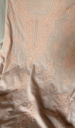 Load image into Gallery viewer, Women's Lakhnavi Handcrafted Cotton Unstitched Chikankari Suit Material - HONC0358192