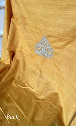 将图像加载到图库查看器中， Lucknowi Handcrafted Cotton Chikankari Unstitched Men&#39;s Kurta Fabric - HONC0297366
