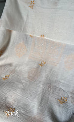 Load image into Gallery viewer, Women&#39;s Lakhnavi Handcrafted Mul Chanderi Unstitched Kurta And Dupatta Set- HONC0263957
