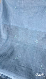 Load image into Gallery viewer, Women&#39;s Lakhnavi Handcrafted Mul Chanderi Chikankari Full Suit Material - HONC02271173
