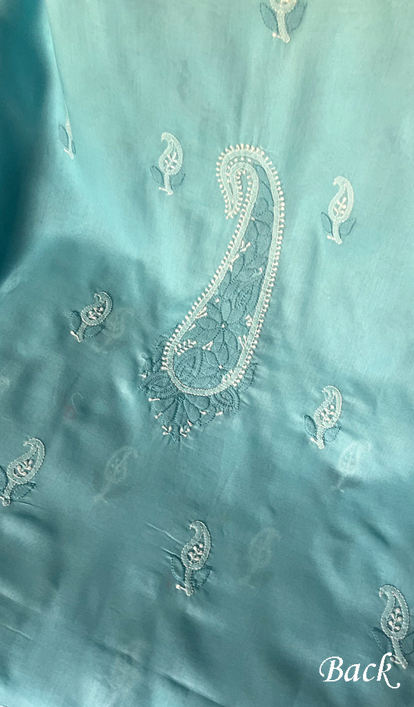 Women's Lakhnavi Handcrafted Cotton Chikankari Suit Material - HONC0291802