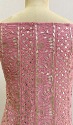 Load image into Gallery viewer, Women&#39;s Lucknowi Handcrafted Viscose Georgette Chikankari Anarkali Full Set- HONC0135557