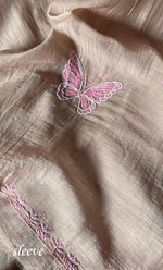 将图像加载到图库查看器中， Women&#39;s Lakhnavi Handcrafted Mul Chanderi Unstitched Kurta And Dupatta Set - HONC0302246

