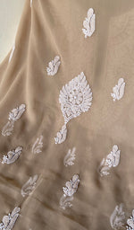 Load image into Gallery viewer, Women's Lucknowi Handcrafted Faux-Georgette Chikankari Suit Material - HONC0263018
