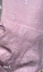 Load image into Gallery viewer, Women&#39;s Lakhnavi Handcrafted Mul Chanderi Unstitched Kurta And Dupatta Set- HONC0312990
