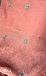 Load image into Gallery viewer, Women&#39;s Lakhnavi Handcrafted Mul Chanderi Unstitched Kurta And Dupatta Set - HONC0280886
