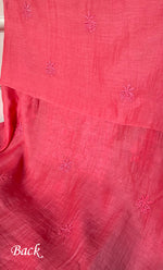 Load image into Gallery viewer, Women's Lakhnavi Handcrafted Mul Chanderi Unstitched Chikankari Full Suit Material - HONC0304383