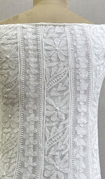 将图像加载到图库查看器中， Women&#39;s Lucknowi Handcrafted Viscose Georgette Chikankari Anarkali Dupatta Set- HONC0217467
