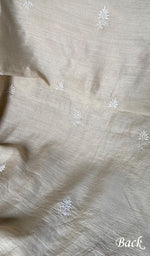 Load image into Gallery viewer, Women&#39;s Lakhnavi Handcrafted Munga Silk Chikankari Kurta And Dupatta Set- HONC0273584
