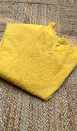 Load image into Gallery viewer, Women&#39;s Lucknowi Handcrafted  Cotton Chikankari Kurti - HONC0301034
