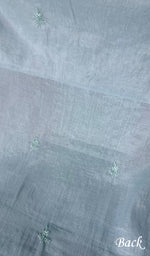 Load image into Gallery viewer, Women&#39;s Lakhnavi Handcrafted Mul Chanderi Chikankari Full Suit Material - HONC0271172
