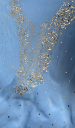 Load image into Gallery viewer, Women's Lucknowi Handcrafted Viscose Georgette Unstitched Chikankari Suit Material - HONC0338161