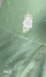 Load image into Gallery viewer, Women&#39;s Lakhnavi Handcrafted Mul Chanderi Unstitched Kurta And Dupatta Set- HONC0319681
