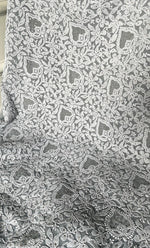 Load image into Gallery viewer, Women&#39;s Lucknowi Handcrafted Faux-Georgette Chikankari Suit Material - HONC0263367
