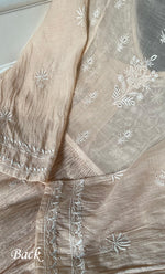 Load image into Gallery viewer, Women&#39;s Lakhnavi Handcrafted Mul Chanderi Semi - Stitched Kurta And Dupatta Set - HONC0284707
