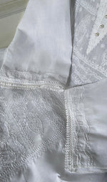 Load image into Gallery viewer, Women's Lakhnavi Handcrafted Cotton Unstitched Kurta And Dupatta Set - HONC0382965
