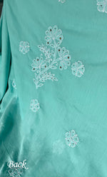 Load image into Gallery viewer, Women&#39;s Lakhnavi Handcrafted Unstitched Cotton Chikankari Suit Material - HONC0264456

