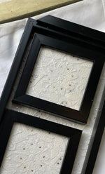 将图像加载到图库查看器中， Handcrafted Chikankari Tray with Two Coasters – Wooden Frame - HONC0269376
