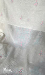 Load image into Gallery viewer, Women's Lakhnavi Handcrafted Unstitched Mul Chanderi Kurta And Dupatta Set - HONC0323591