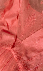 Load image into Gallery viewer, Women&#39;s Lakhnavi Handcrafted Mul Chanderi Semi - stitched Kurta And Dupatta Set- HONC0303410
