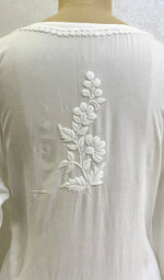 将图像加载到图库查看器中， Women&#39;s Lakhnavi Handcrafted Modal Cotton Chikankari Kurta And Palazzo Set - HONC01666487
